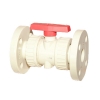 VÃ¡lvula de Bola en PPFV/PTFE juntas en EPDM Bridas DIN