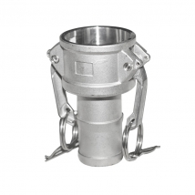 Acoplamiento para manguera en Inox Figura C