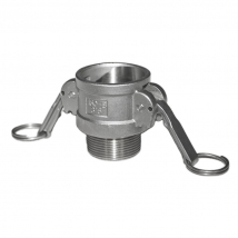 Acoplamiento Rosca Macho en Inox Figura B