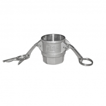 Acoplamiento Rosca Hembra en Inox Figura D
