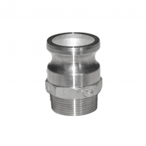 Adaptador Rosca Macho en Inox Figura F
