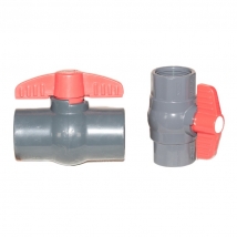 Válvula de bola en PVC compacta